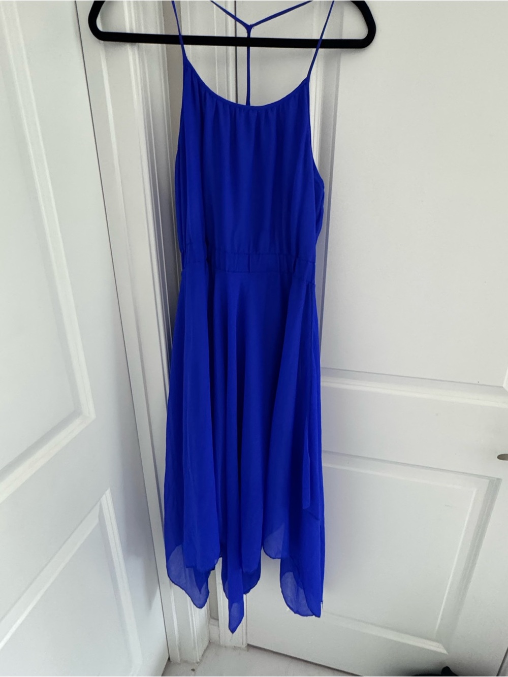Philosophy Royal Blue High-Low Spaghetti Strap Dress